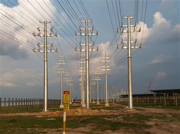 Cột đơn thân 22kV 